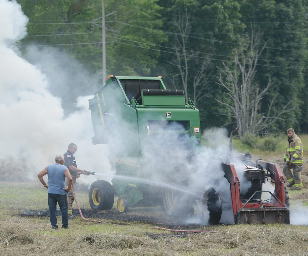 Tractor Fire in a Hay Field News, Sports, Jobs The Intermountain